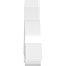 Ekena Millwork Ericson Architectural Grade PVC Gable Bracket, 48"W x 24"H x 6"D x 6"F, 12/12 Pitch GBP048X24X0606ERI00 - alternate 2